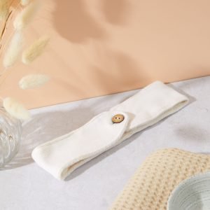 Soft cotton self-care headband