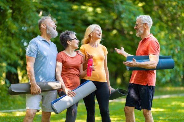 Group Of Active Senior People Having Fun While Training Together Outdoors, Happy Older Men And Women Chatting And Laughing, Relaxing After Outside Workout, Enjoying Sporty Lifestyle SSUCv3H4sIAAAAAAAACnSSz2rDMAzG74O9Q/C5AWf5s6bvMNi97KDYamPq2MF2Okbpu0+Jk86D7RCwfrI+6bNye37KMtaBV4IdstscUay0nnxwEJQ1hPlu5Q6NRJeSqysbngJQaYRSBesU6BR2EERvYECCZtJ6xvclyXyAMHn08ywrEhDwTBoRPiTiwMcYZ1tiSVIFpRjbJcxP3cI2FMX/qXxHO2r8q/5NeYFag0E7+R+xePh4vMEZjfhaPCTeHGqE6O0Yr7LLZ0A3pG5hksomRq9WgJ4vlIkSqBEc/KobnRLKnBNiQ7+salMSdjLBzVOxl6LdzDFt7QgduT1kJ+qEG+/Be6qQG0/aC/o37JC0MjYsttYnZ5JWNodFWVa8avf0lU1TFkW9Xohr7hXpLBNtQhSLi5KpMTVPwGTH63Zf1Tl/5XVeVacqb0ve5nzPi5Y3suuEpHXcvwEAAP//AwDzskOBzwIAAA==